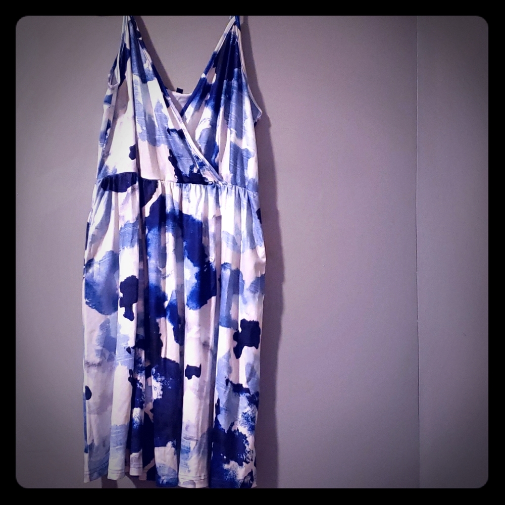 Multicolor Blue Dress